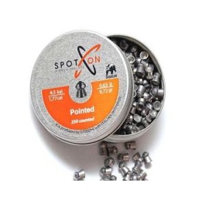 Pellets SPOTON 4.5mm Pointed 0.63g 250pcs