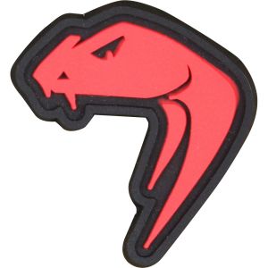 Гумена нашивка със змия Viper Rubber Patch Venom Red