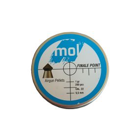 Сачми MOL 5.5mm Finale Point 250бр 1gr метална кутия