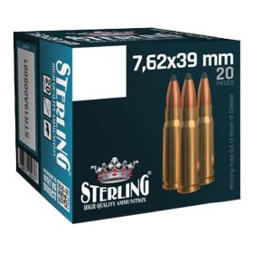 Патрони Sterling 7,62x39mm FMJ 7.9g