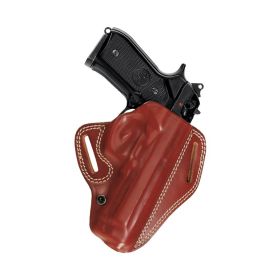 Open leather belt holster VEGA HB164N Glock 4 1/2