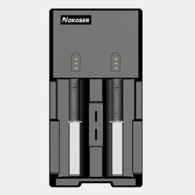 Universal Intelligent Charger for two Batteries I2 Nokoser