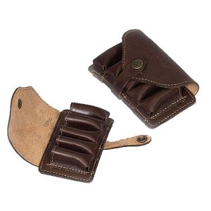 Brown leather strap forshotgun cartridges Joralti 912