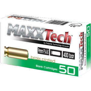 Blank Cartridges 9mm PAK MaxxTech